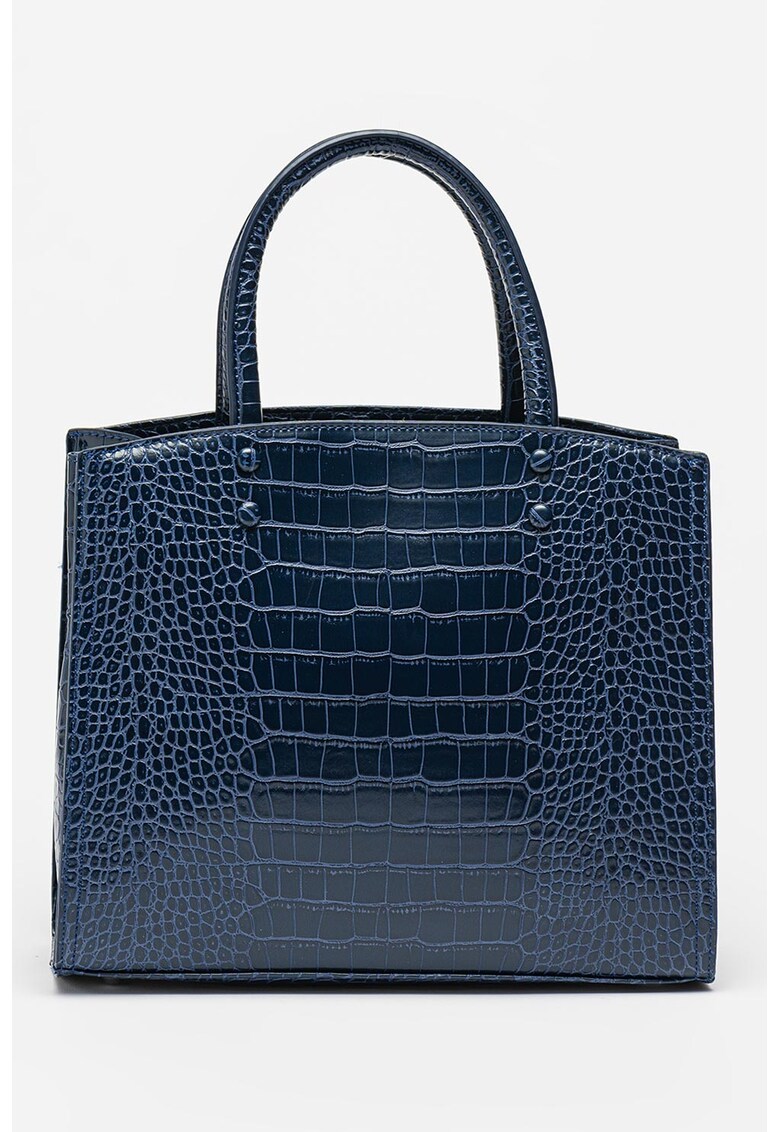 Geanta tote de piele ecologica cu model piele de reptila