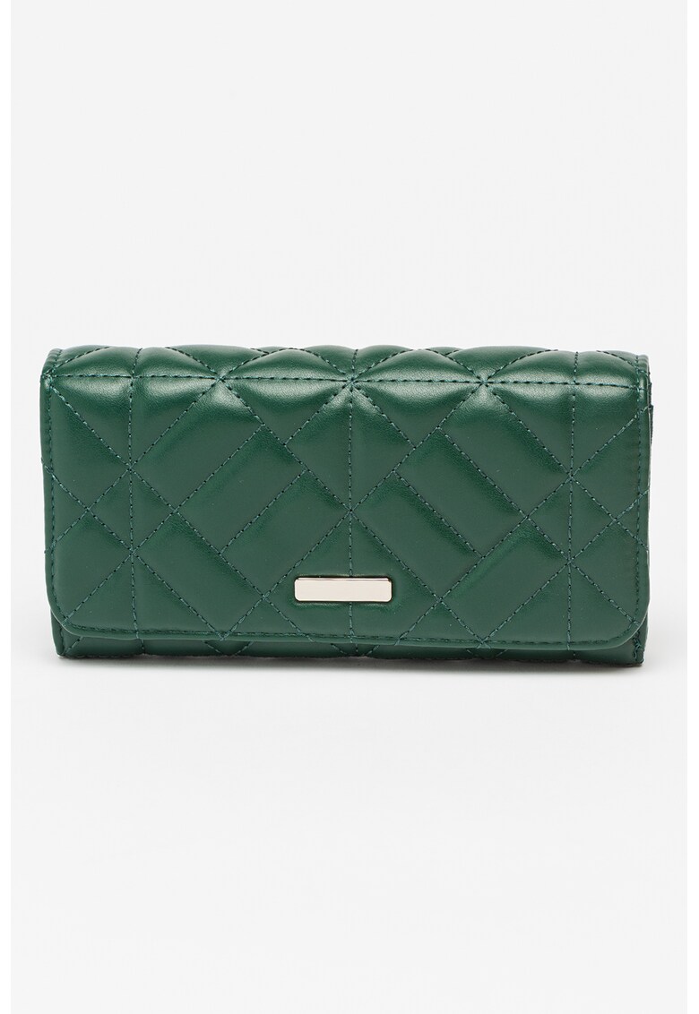 Portofel de piele ecologica cu aspect matlasat