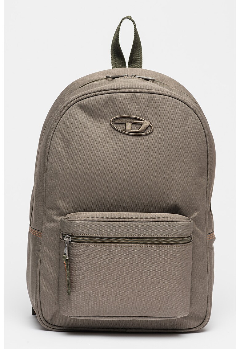 Rucsac unisex cu fermoar si buzunar frontal