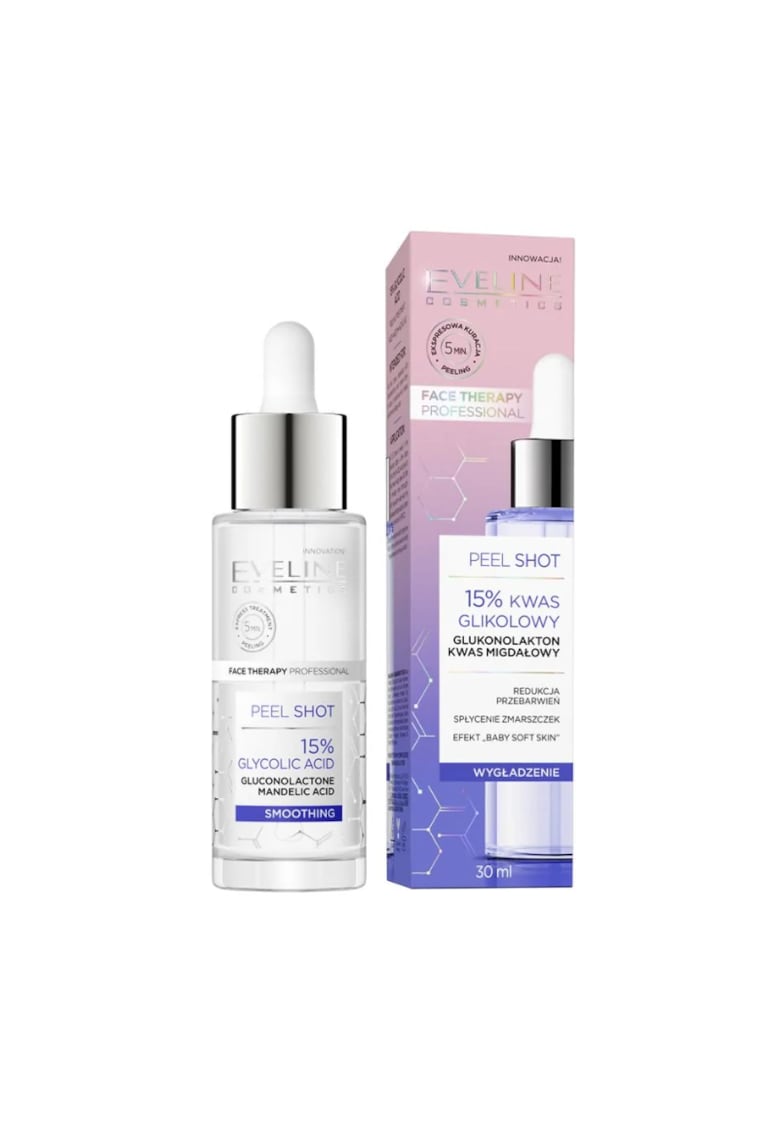 Ser pentru fata - Serum Shot - 15 % Glycolic acid - Smoothing - 30 ml