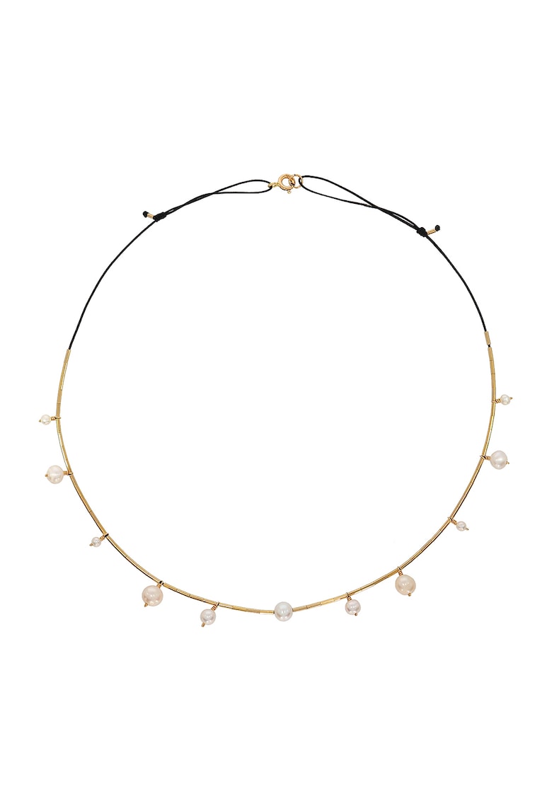 Colier din aur filat de 14K/20 cu perle