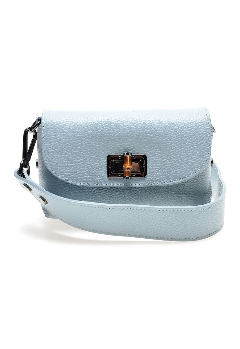 Geanta crossbody mica din piele cu aspect texturat
