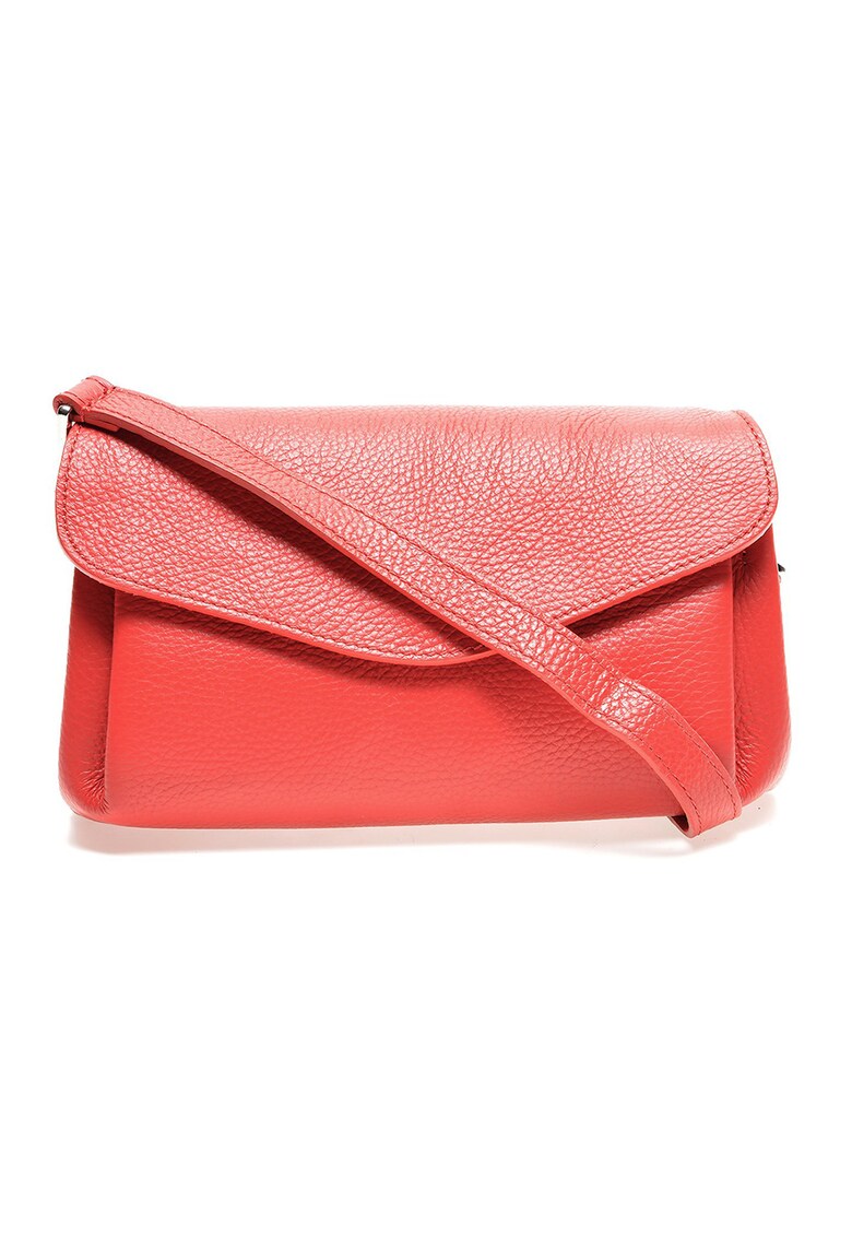 Geanta crossbody din piele cu clapa