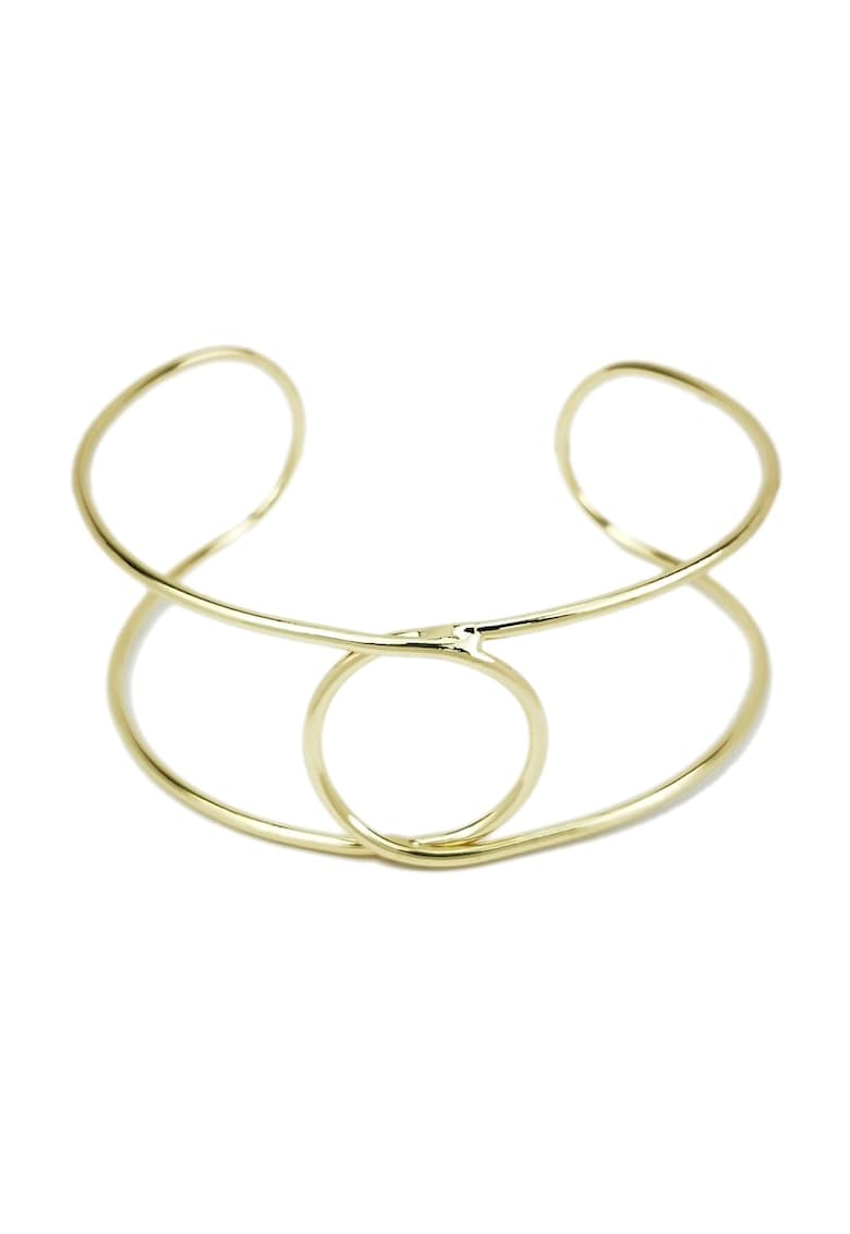 Colier choker - auriu - in 2 straturi - Casander C14 -