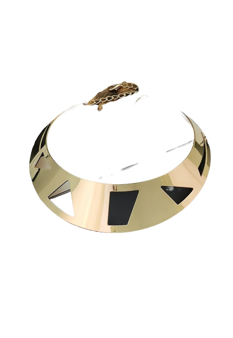 Colier auriu - cu decupaje geometrice - Cataleya C14 -