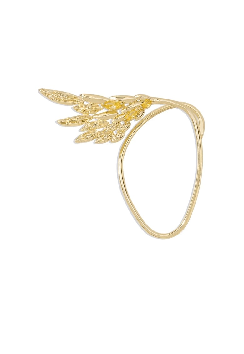 Cercel ear cuff - auriu - cu pietre si aripi - Camila C6 - Cercel ear cuff - auriu - cu pietre si aripi - Camila C6 -