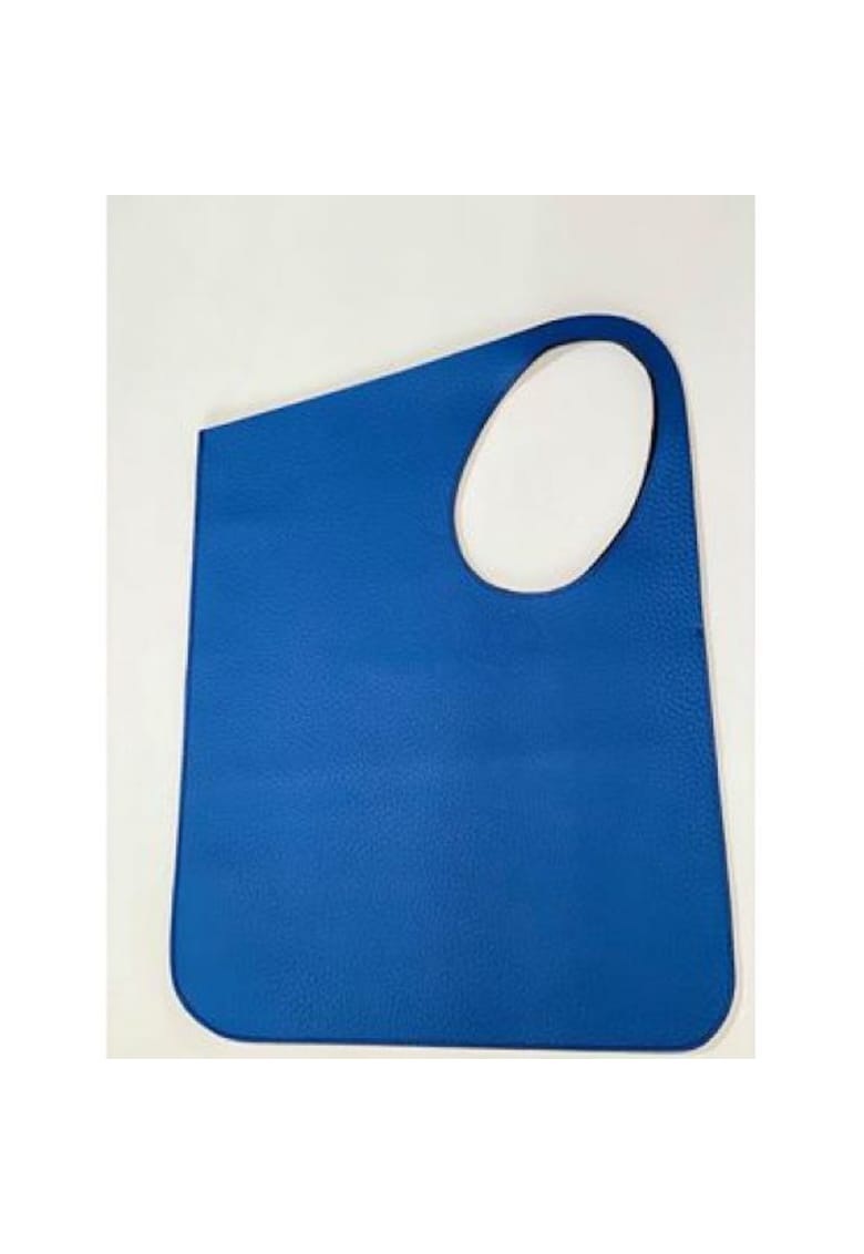 Geanta dama piele - Yna - albastra - 41x56 cm
