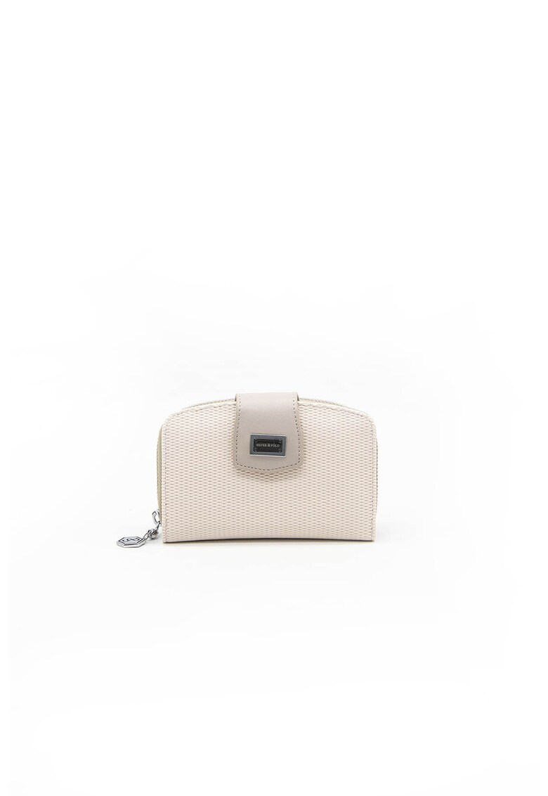 Portofel din piele ecologica cu aspect texturat