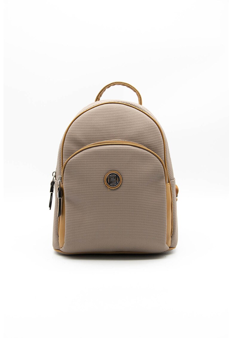 Rucsac din piele ecologica cu aspect texturat