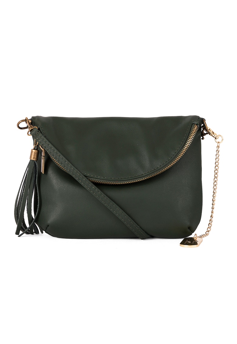 Geanta crossbody de piele cu canaf Alice