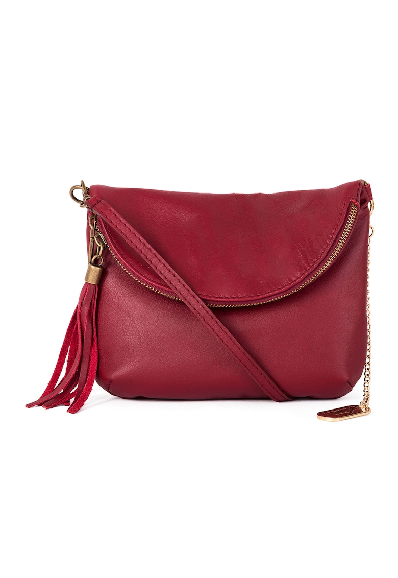 Geanta crossbody de piele cu canaf alice