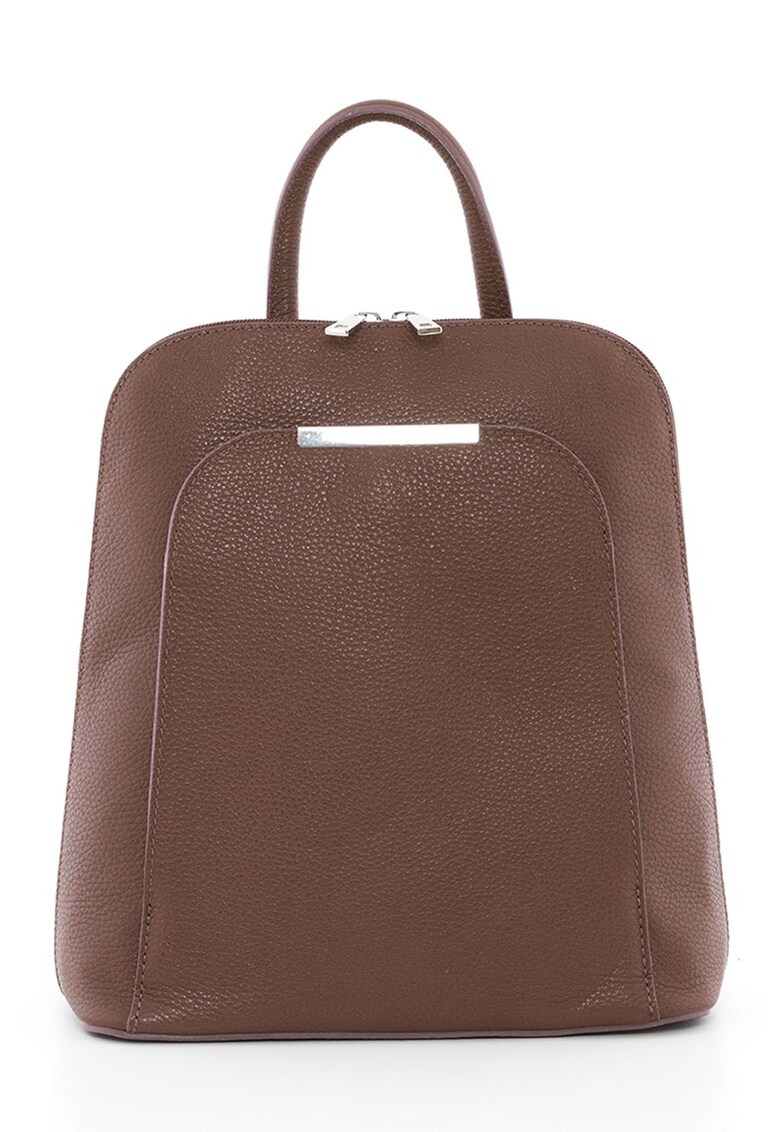 Rucsac de piele cu buzunar exterior Cervia