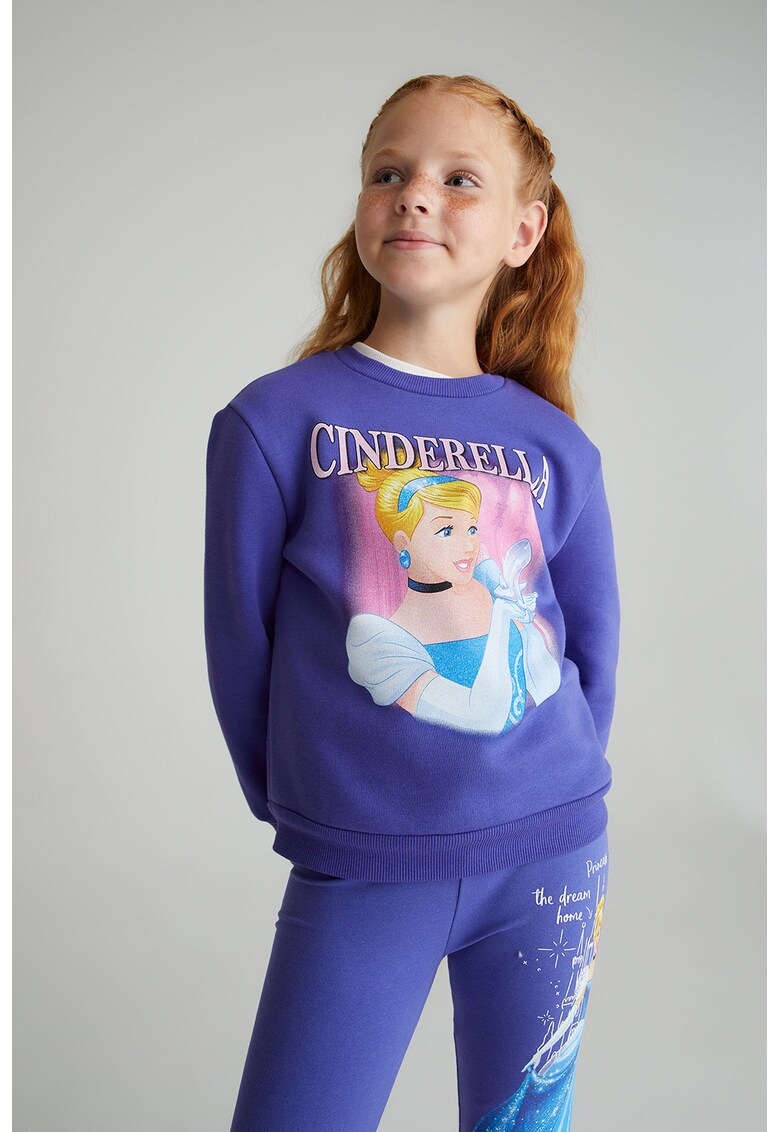 Bluza sport cu imprimeu cinderella