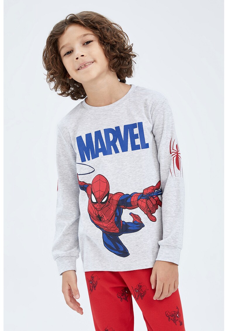 Pijama cu imprimeu cu spiderman
