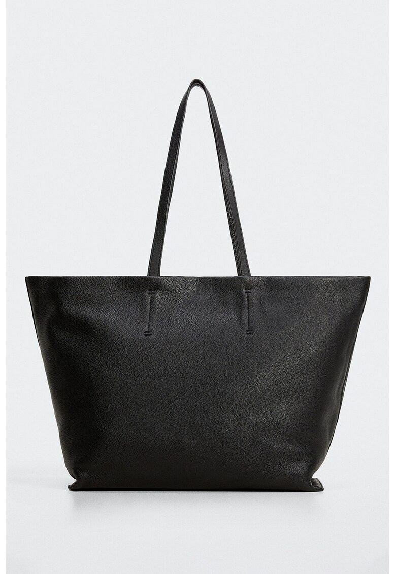 Geanta shopper din piele cu aspect texturat Pierre