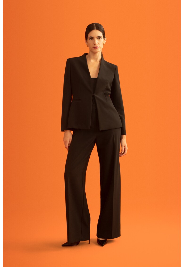 Sacou cu buzunare cu refilet