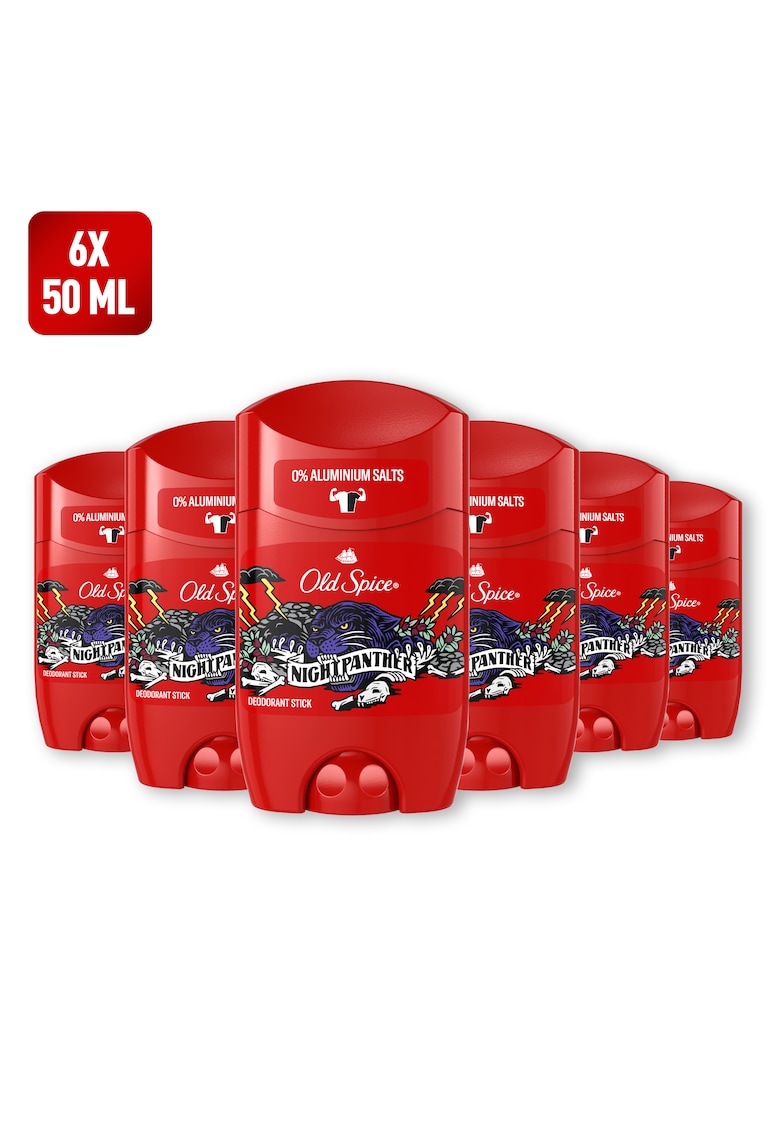 Night Panther stick antiperspirant - 6x50ml