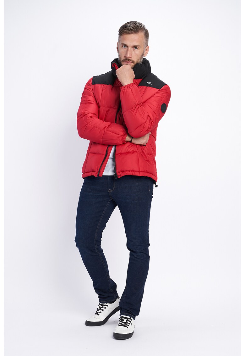 Geaca colorblock matlasata