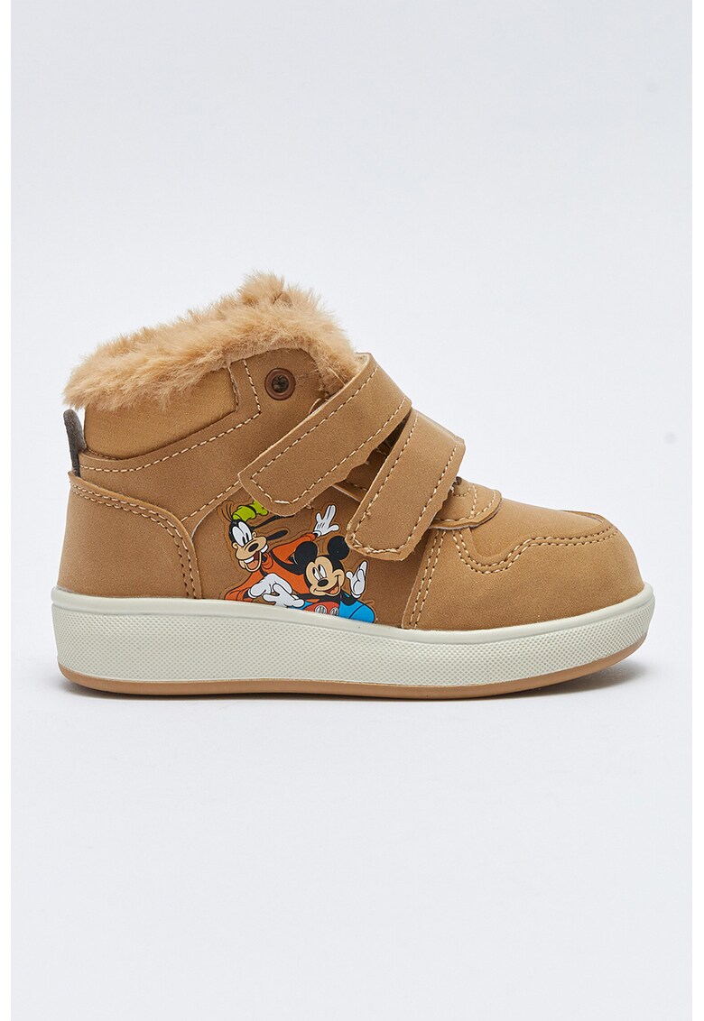 Ghete cu inchidere velcro si imprimeu cu desene animate