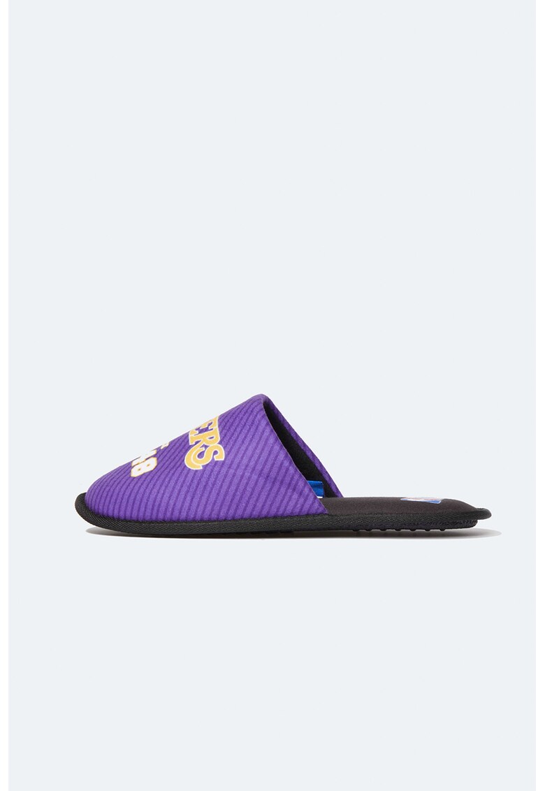 Papuci de casa cu imprimeu Lakers image0