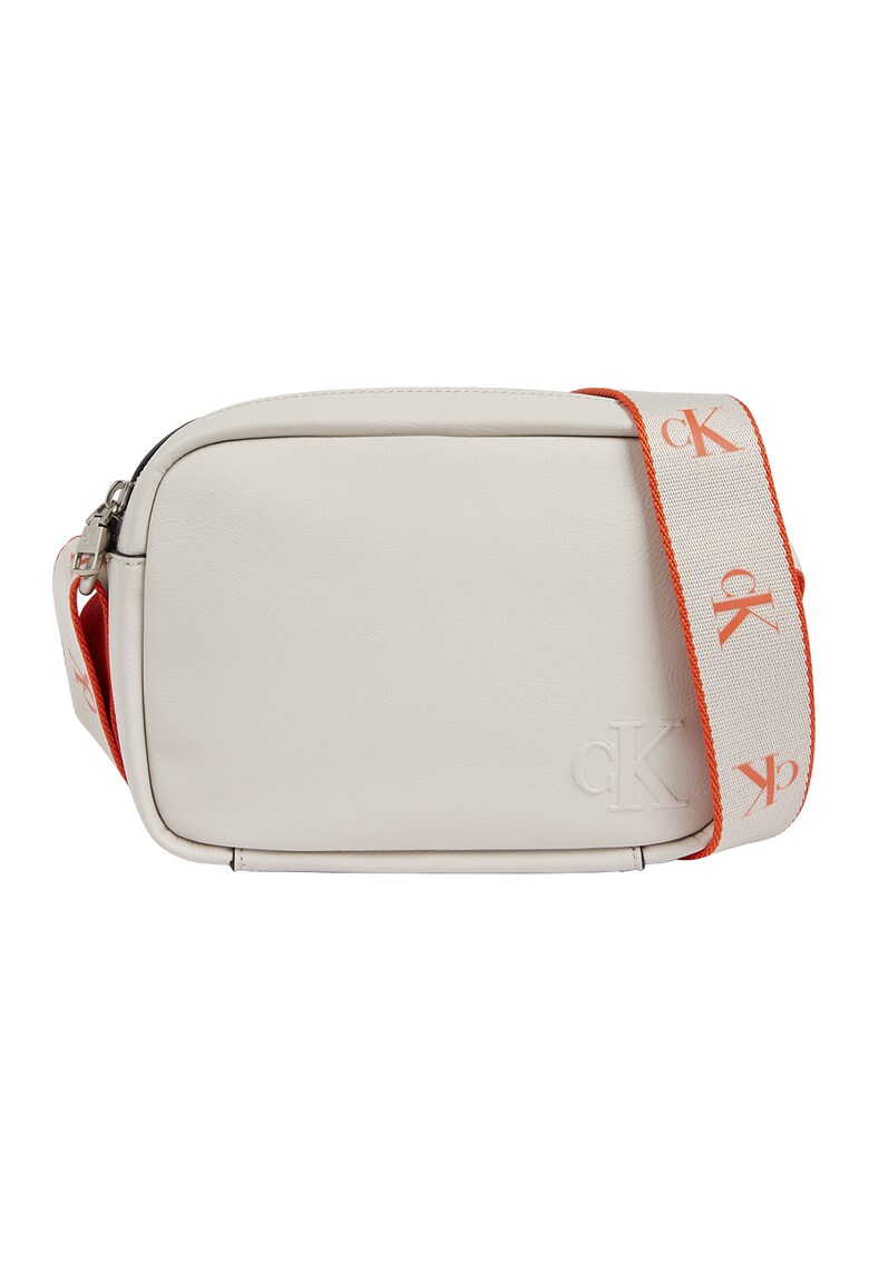 Geanta crossbody de piele ecologica cu fermoar