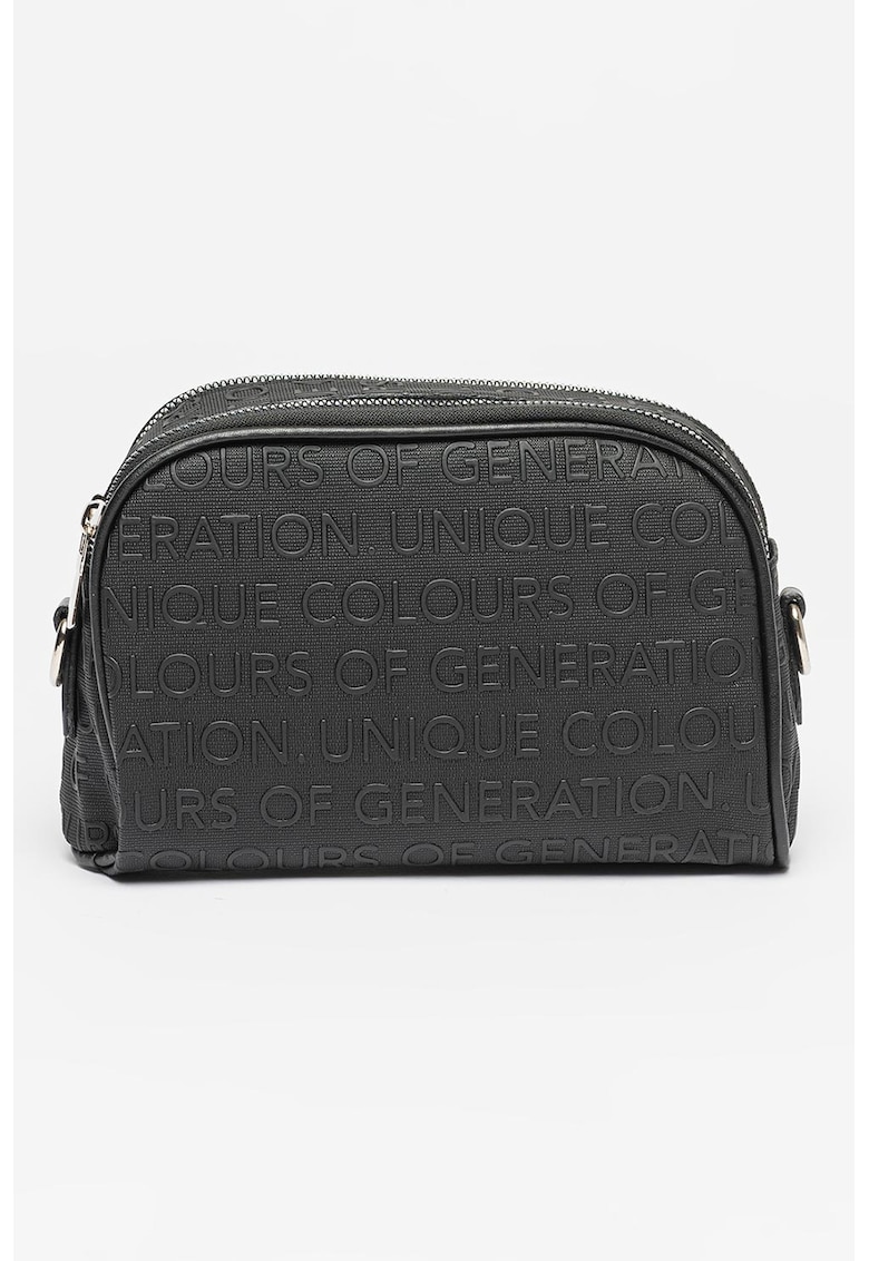 Geanta crossbody cu logo in relief