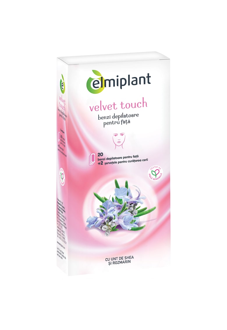 Benzi depilatoare Velvet Touch pentru fata - 20 buc