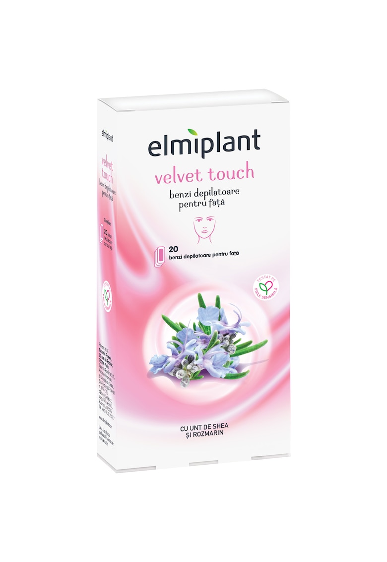 Benzi depilatoare Velvet Touch pentru fata - 20 buc