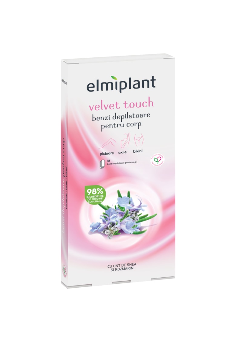 Benzi depilatoare Velvet Touch Pentru Corp - 12 buc