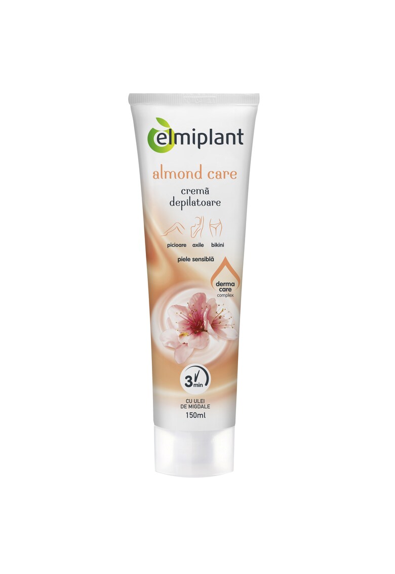 Crema depilatoare pentru piele sensibila Almond Care - 150 ml