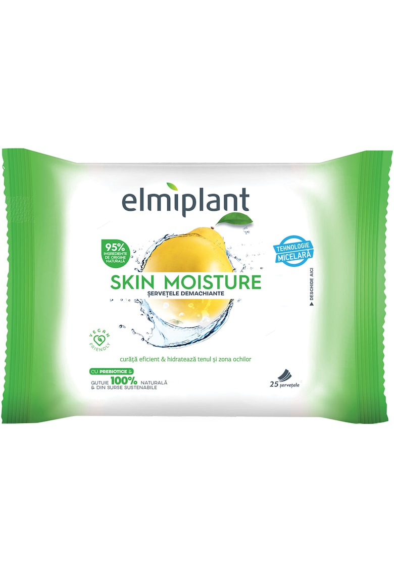 Servetele demachiante  pentru ten normal si mixt - 25 bucati