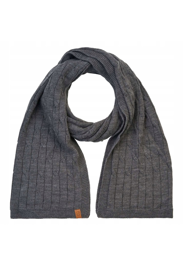 Fular dama Brodrene - Acril - 170x40 cm - Gri