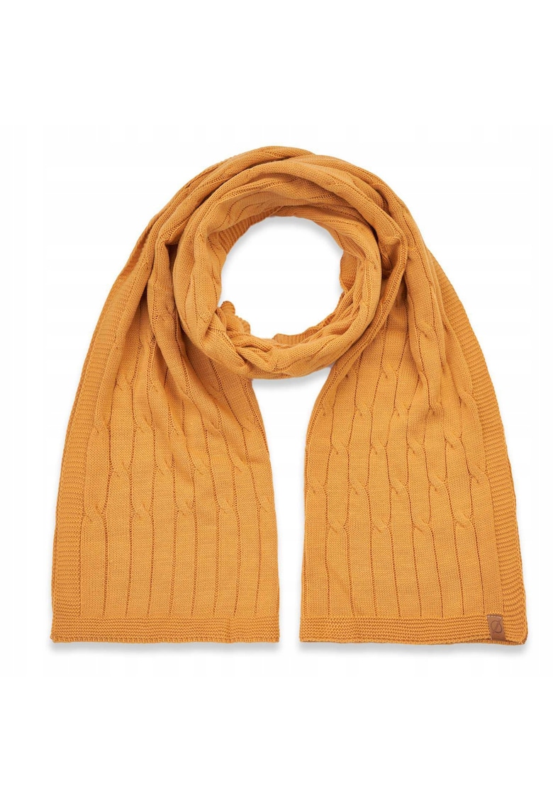 Fular dama Brodrene - Acril - 170x40 cm - Galben
