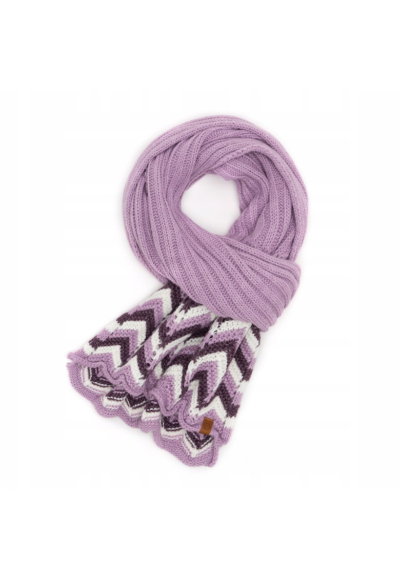 Fular dama Brodrene - Acril - 210x40 cm - Violet
