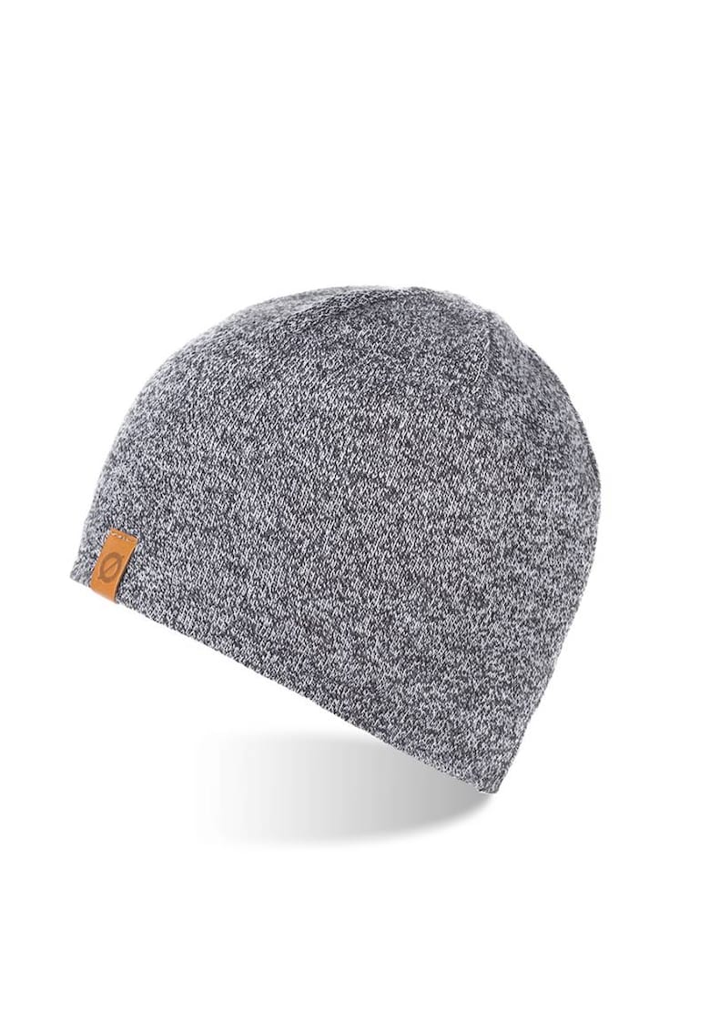 Caciula de iarna pentru barbati - Brodrene - Acril/Lana - 56-60 cm - Gri deschis