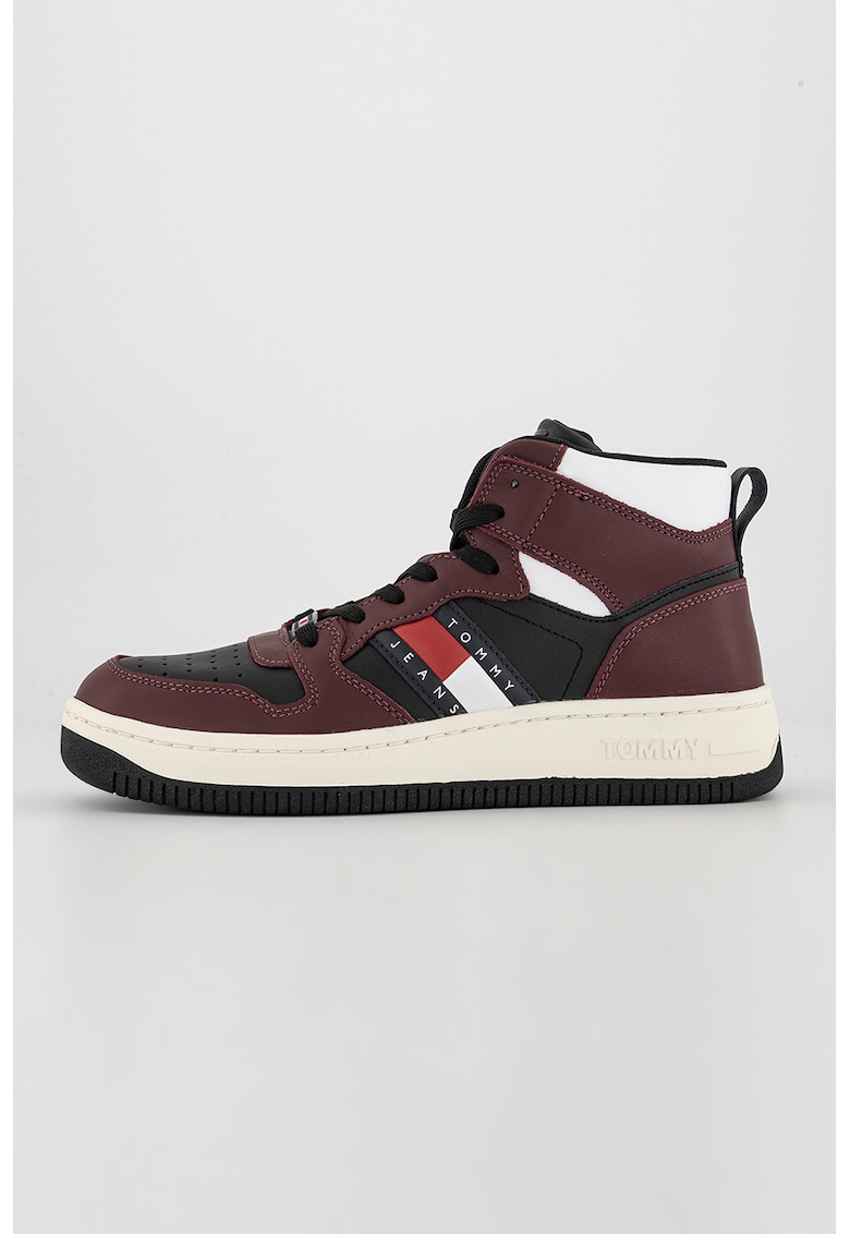 Pantofi sport mid-high din piele