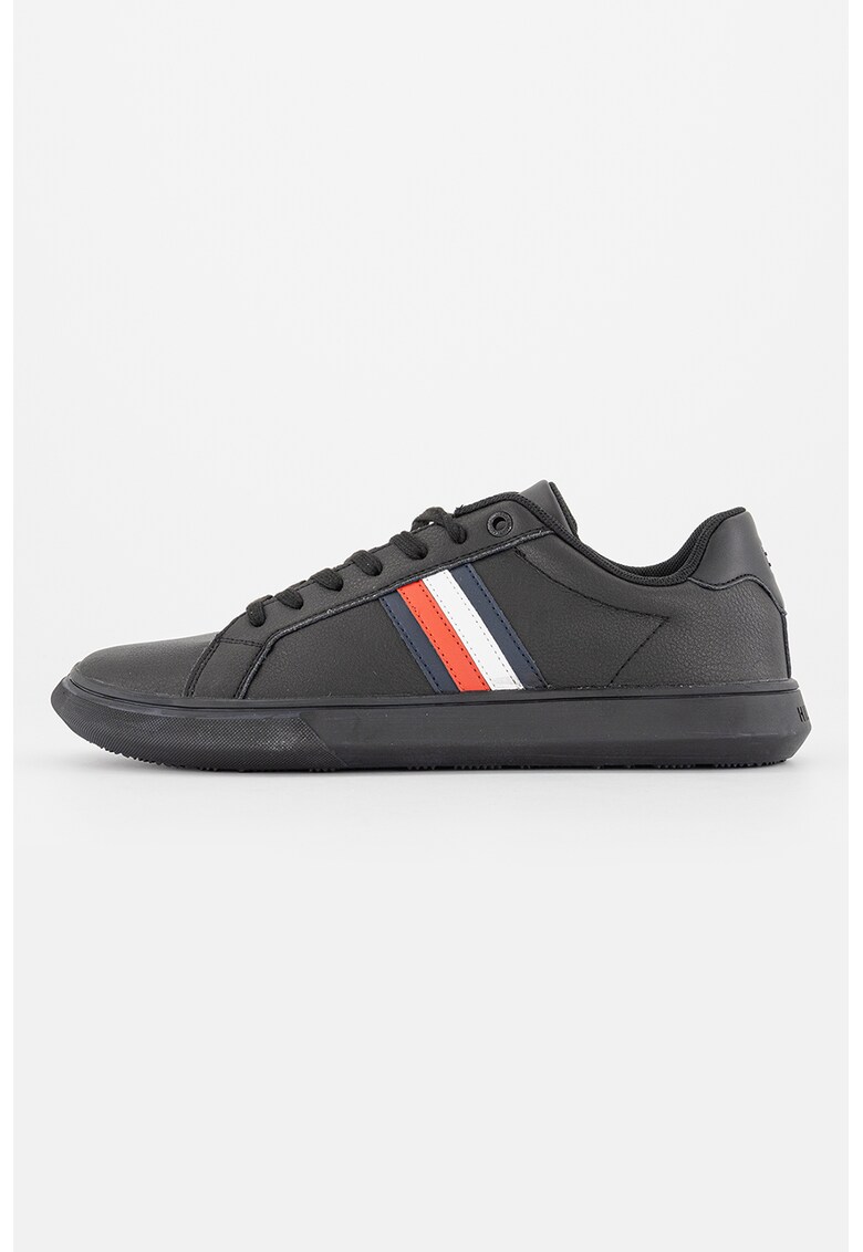 Pantofi sport de piele si piele ecologica cu logo