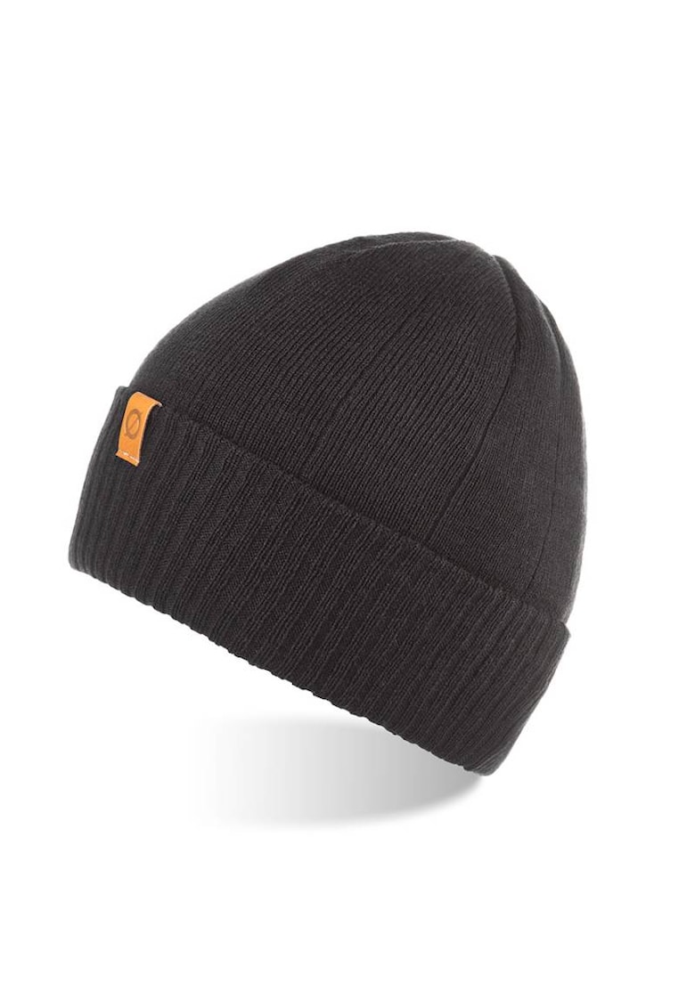 Caciula de iarna pentru barbati - Brodrene - Acril - 56-60 cm - Negru