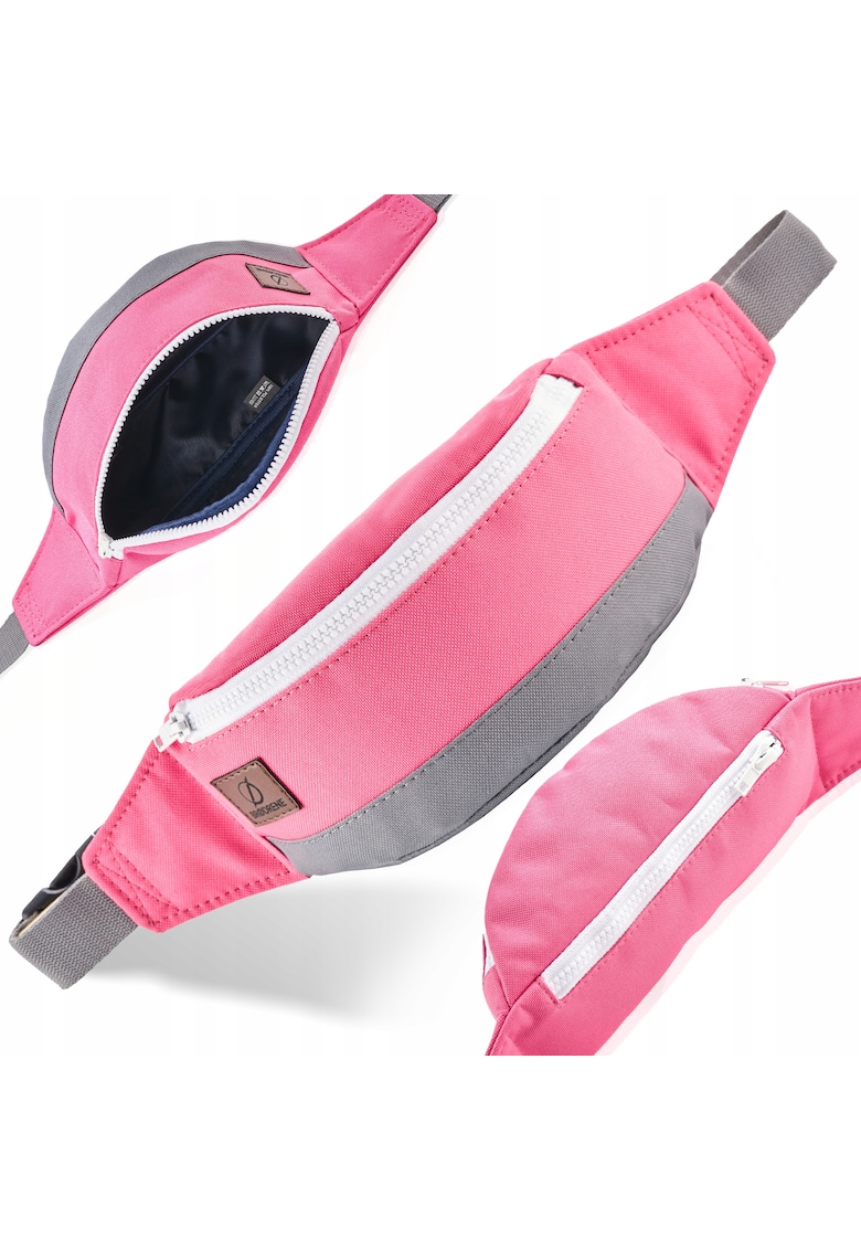 Borseta dama Brodrene - Poliester - Roz / Gri