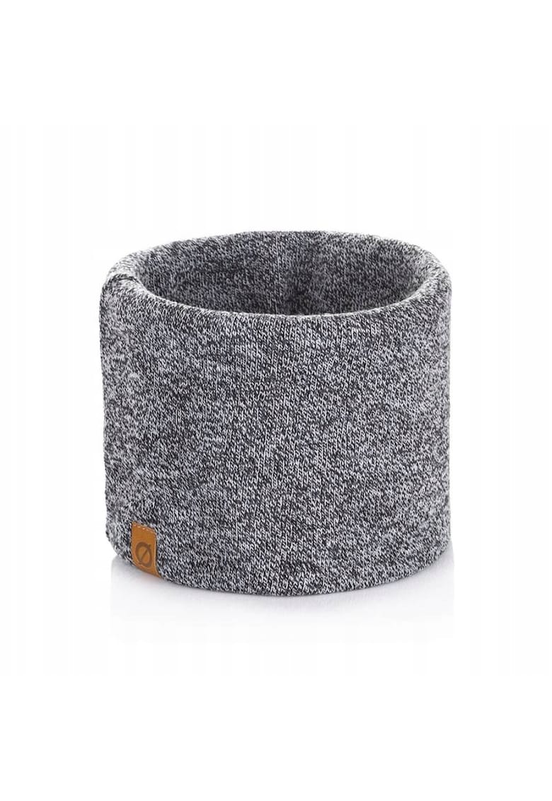 Fular circular barbati - Brodrene - Acril - 27x26 cm - Gri inchis