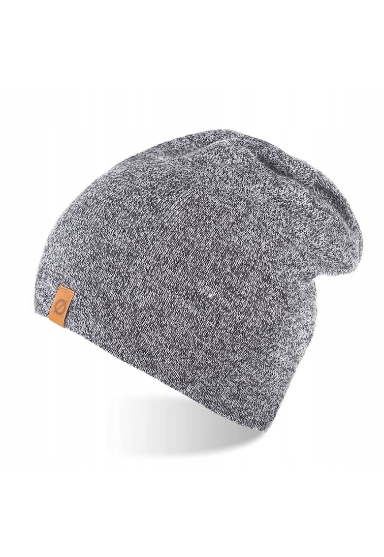 Caciula tip smurfette pentru barbati - Brodrene - Acril - 56-60 cm - Gri deschis