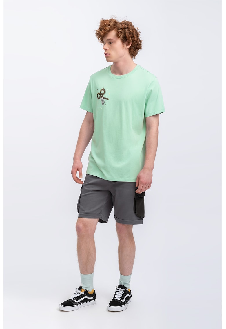 Tricou unisex cu decolteu la baza gatului T-Storya