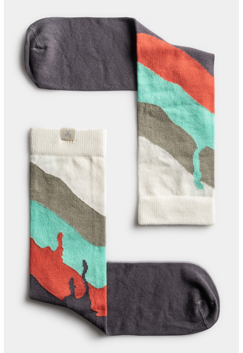 Sosete lungi unisex cu logo