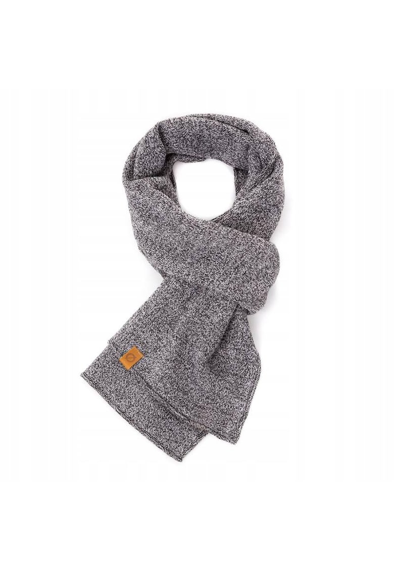 Fular barbati Brodrene - Acril - 150x40 cm - Gri deschis