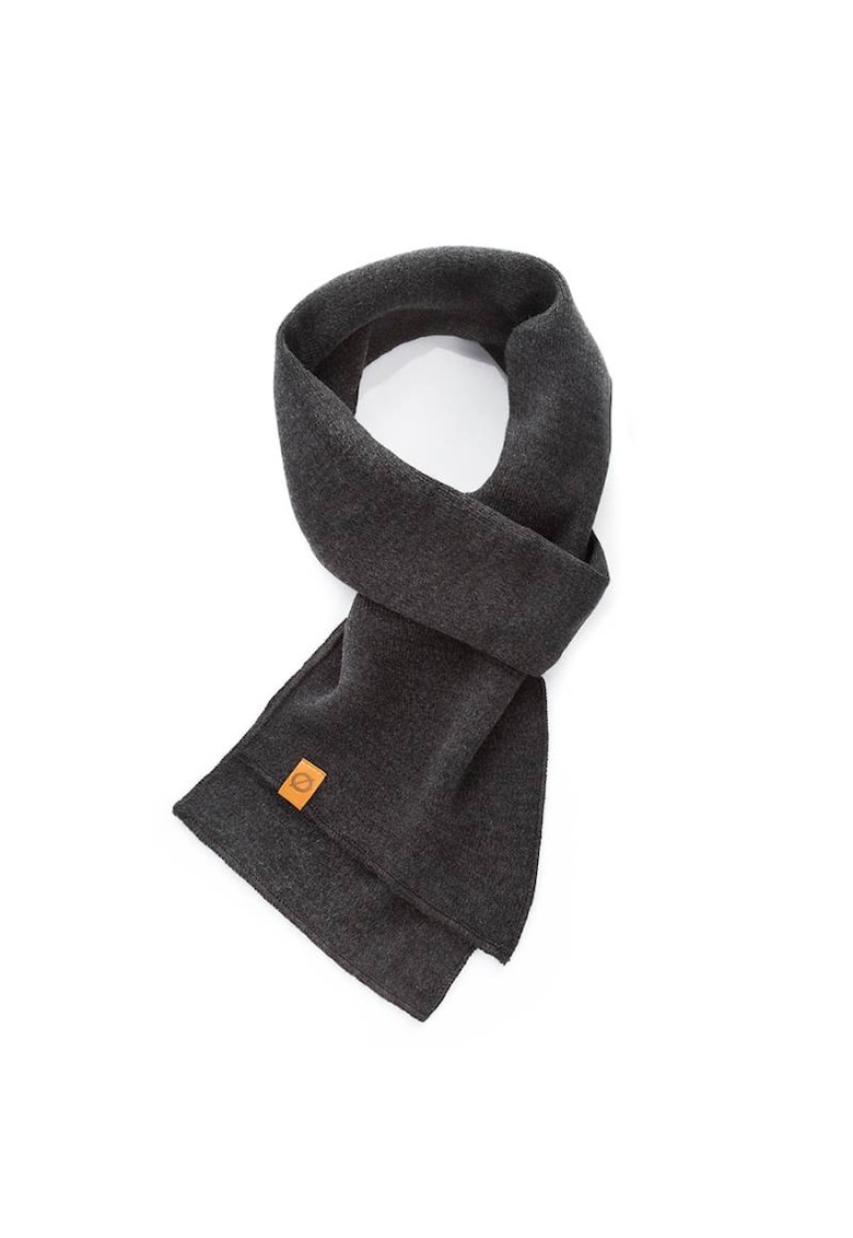 Fular barbati Brodrene - Acril - 150x40 cm - Gri grafit