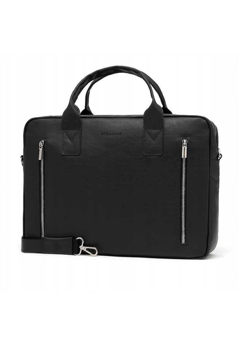 Geanta pentru barbati - Brodrene - Sevron - neagra - One size