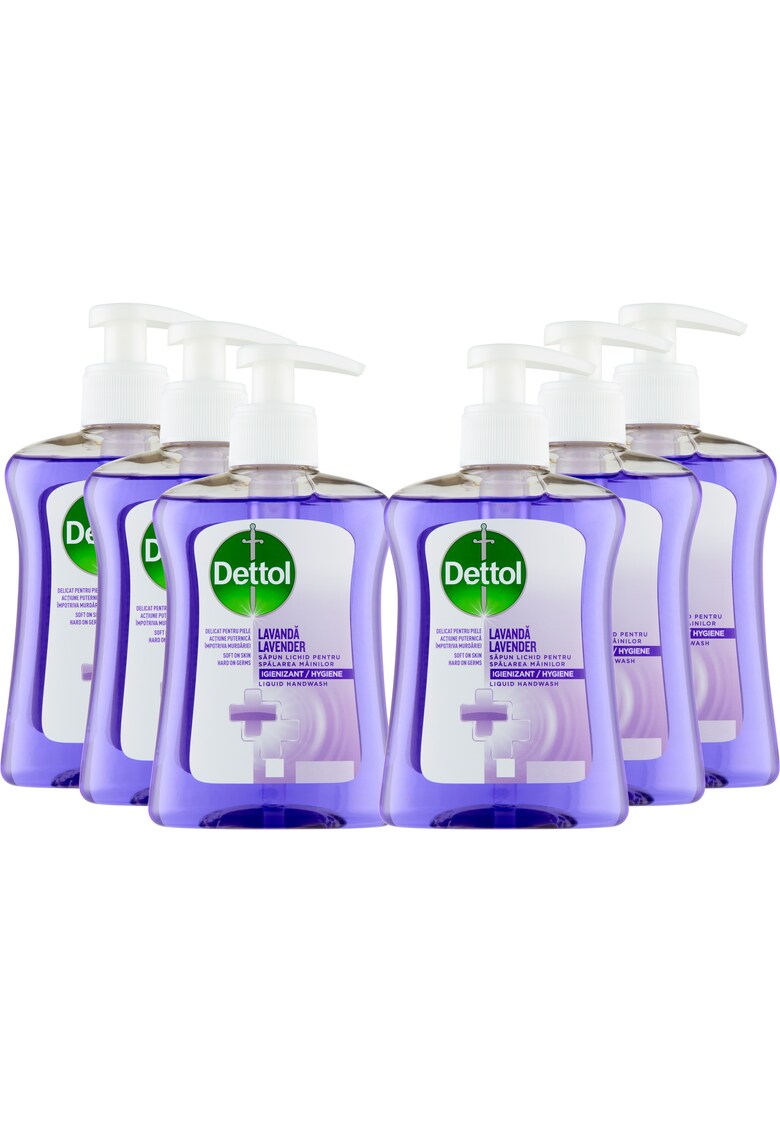 Gel de spalare a mainilor cu lavanda - 6 x 250 ml
