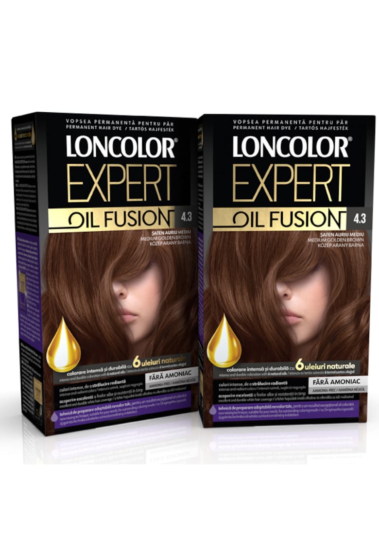 Pachet 2x: Vopsea de par permanenta  Expert Oil Fusion - 100 ml