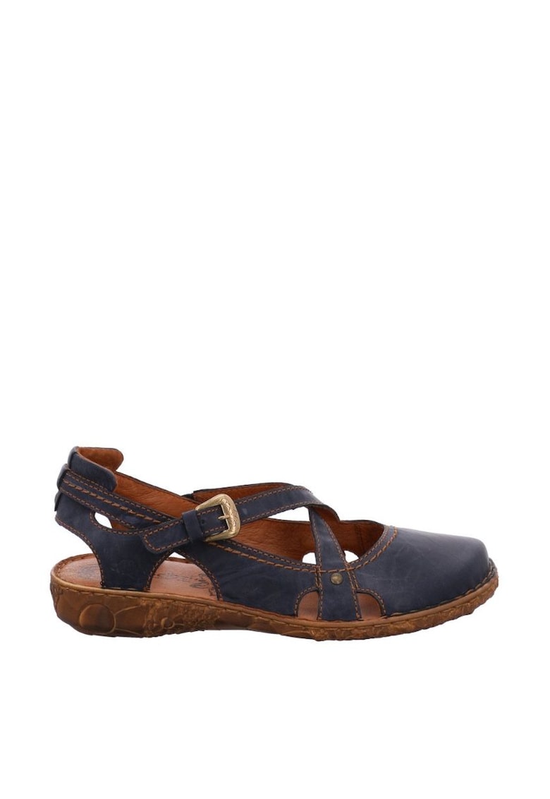 Sandale Rosalie Ocean - Femei - Piele Naturala - Bleumarin/Maro