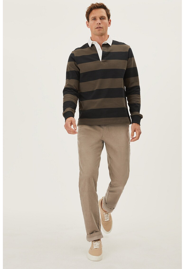 regular fit cu talie medie